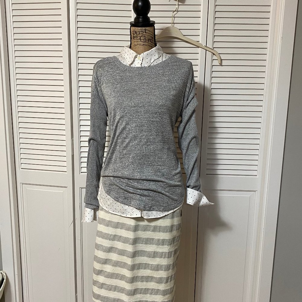 GAP Gray Light Weight Sweater/Tunic